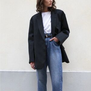 The Frankie Shop Oversized Boyfriend Blazer